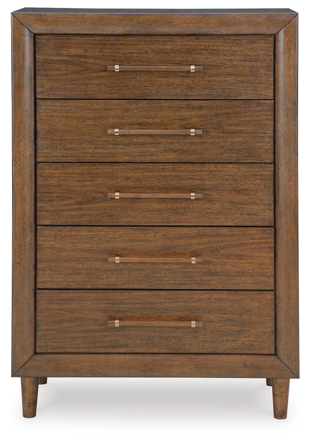 Lyncott Chest of Drawers - Brown  (B615-SI)