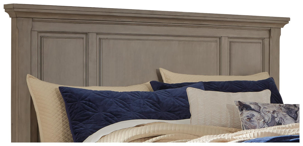 Lettner Panel Headboard - Light Gray  (B733-SI) - Image 3