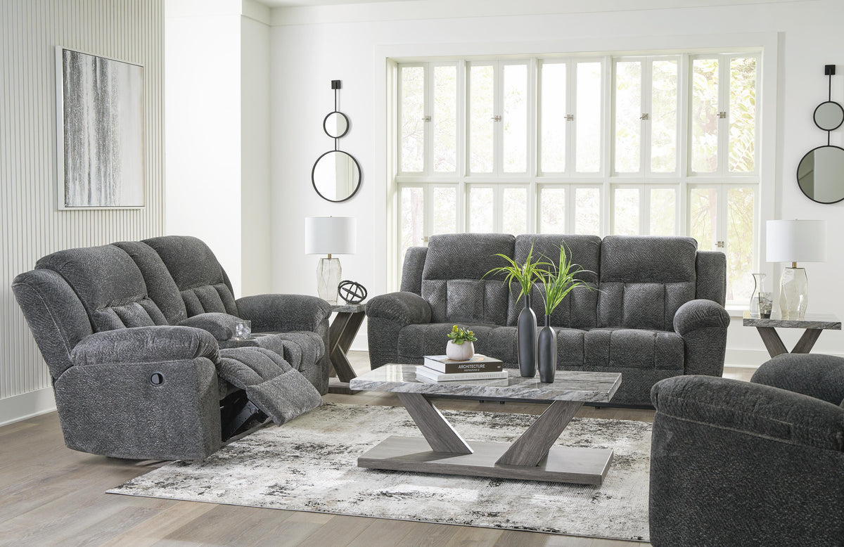 Frohn Reclining Sofa and Loveseat and 2 Recliners (37406-SI)