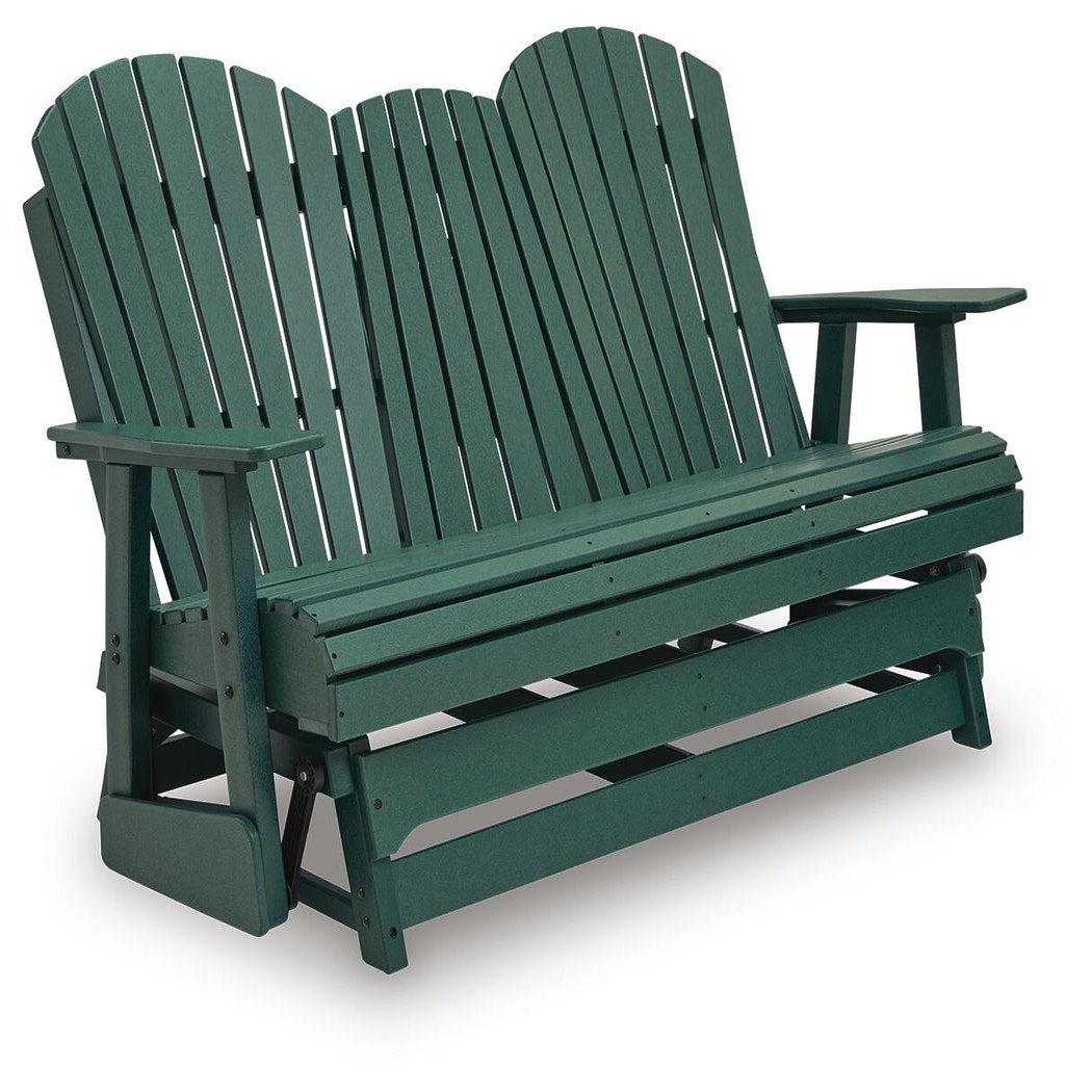 Shell Beach Outdoor Loveseat Glider (PCP115-SI) - Image 8