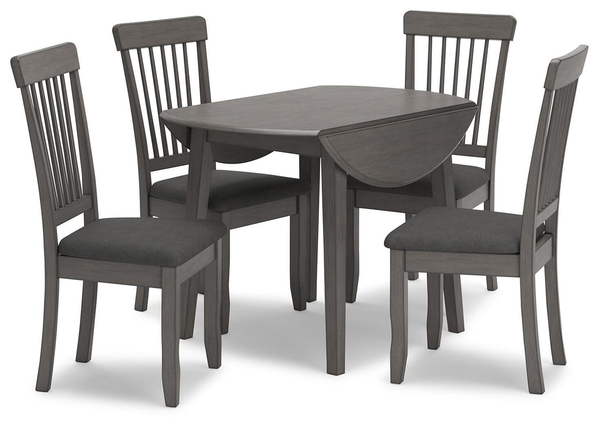 Shullden Dining Table and 4 Chairs (D194-SI) - Image 2