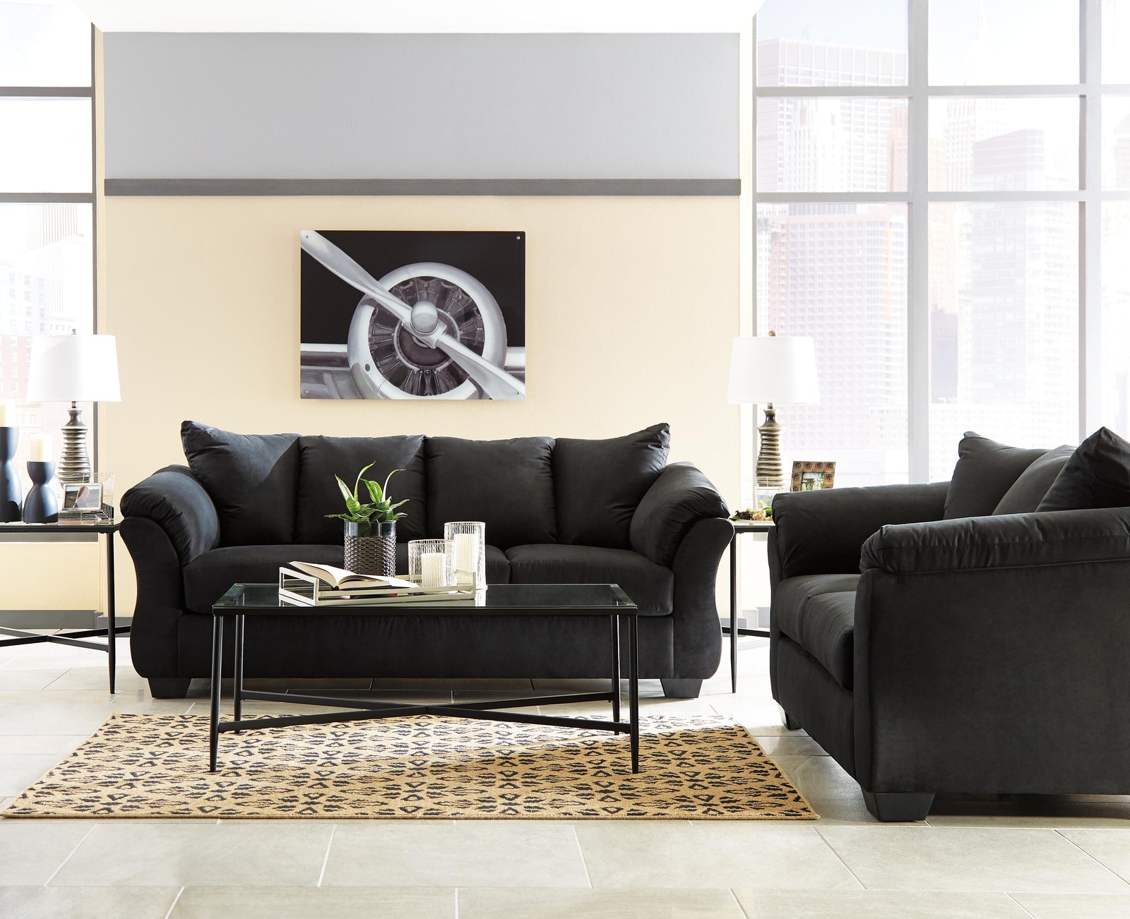 Darcy Sofa and Loveseat (75008-SI) - Image 4