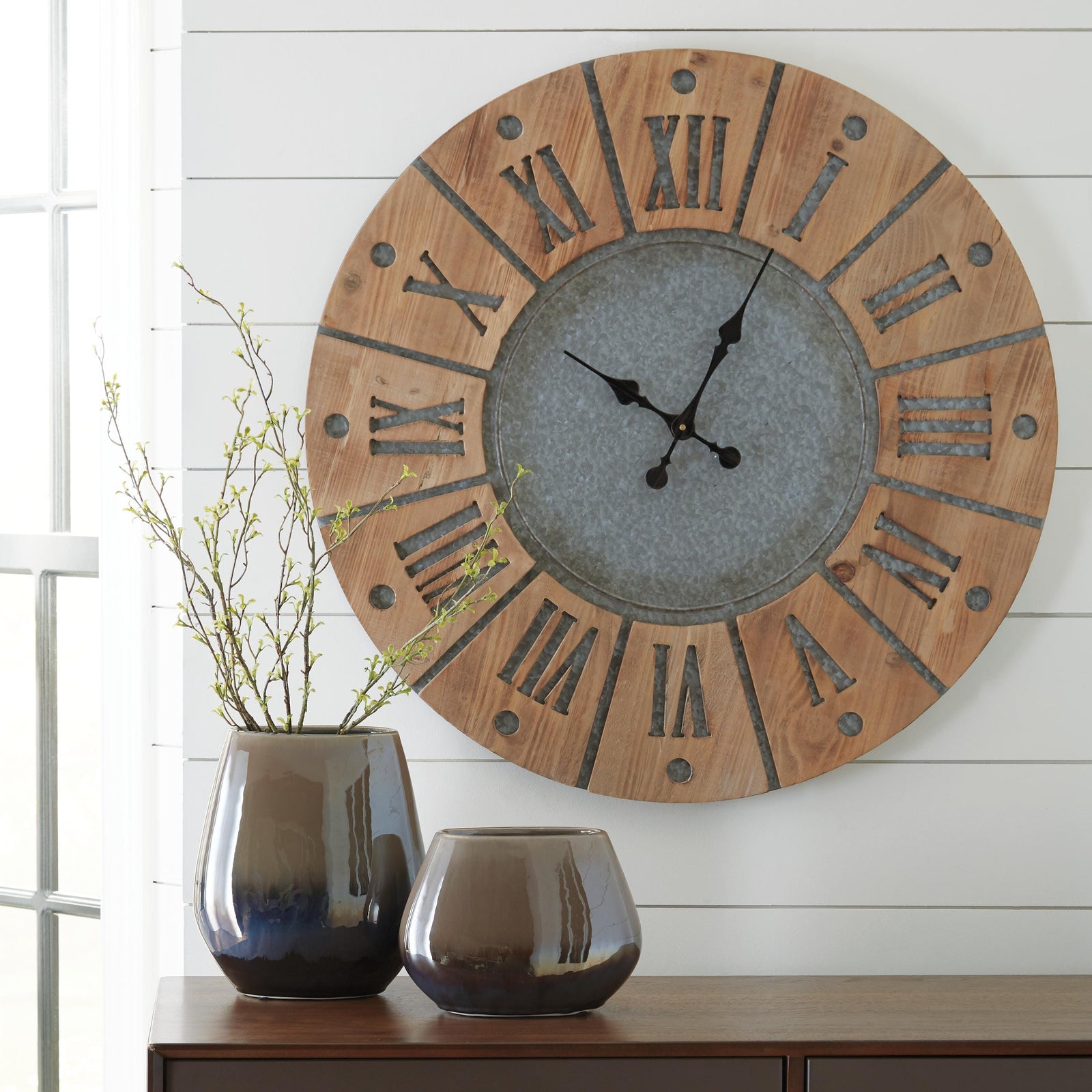 Payson Wall Clock (A8010076-SI) - Image 3