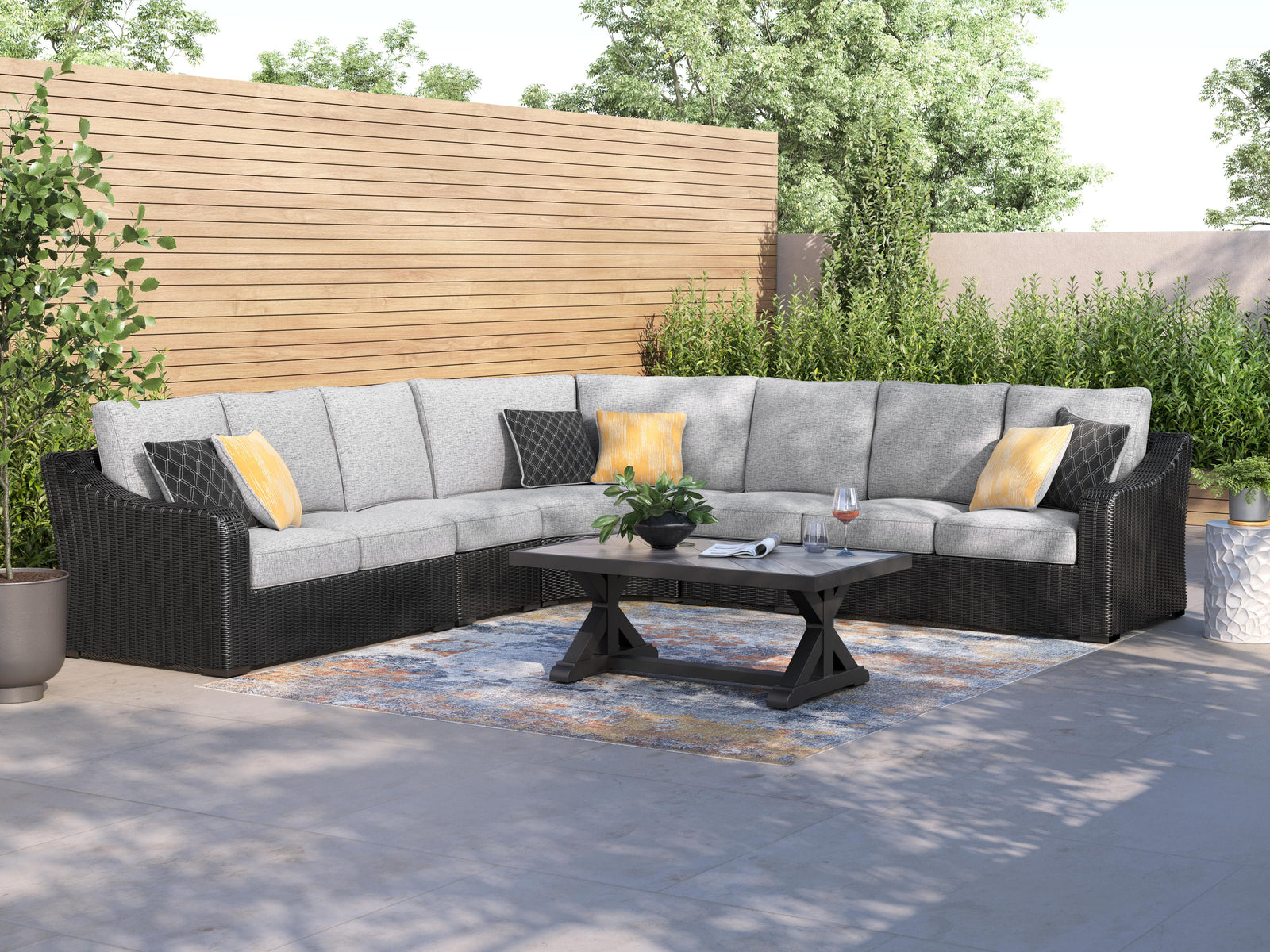 Beachcroft 5-Piece Outdoor Sectional (P792-SI) - Image 20