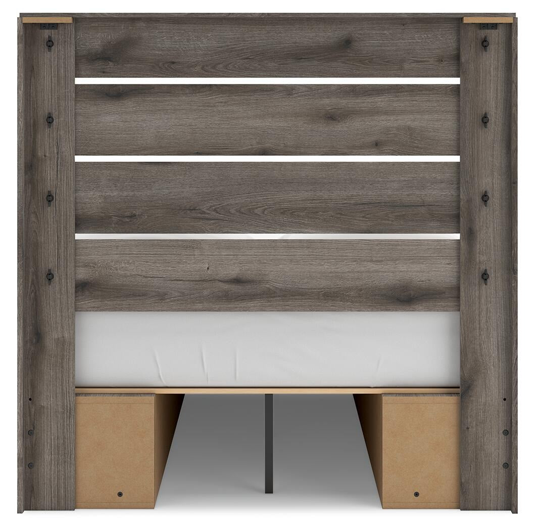 Graystorm Full Panel Bed with Storage (PCB2405-SI) - Image 6