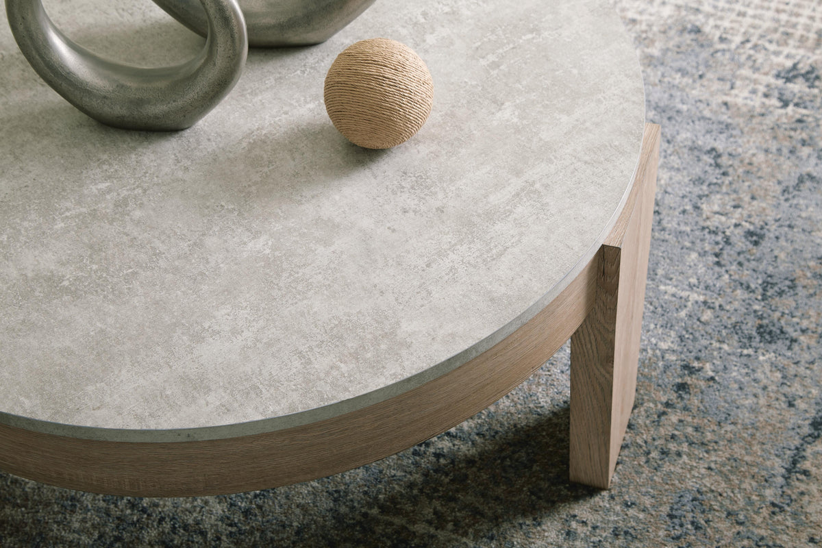 Guystone Table (Set of 3) - Light Brown  (T237-SI) - Image 4