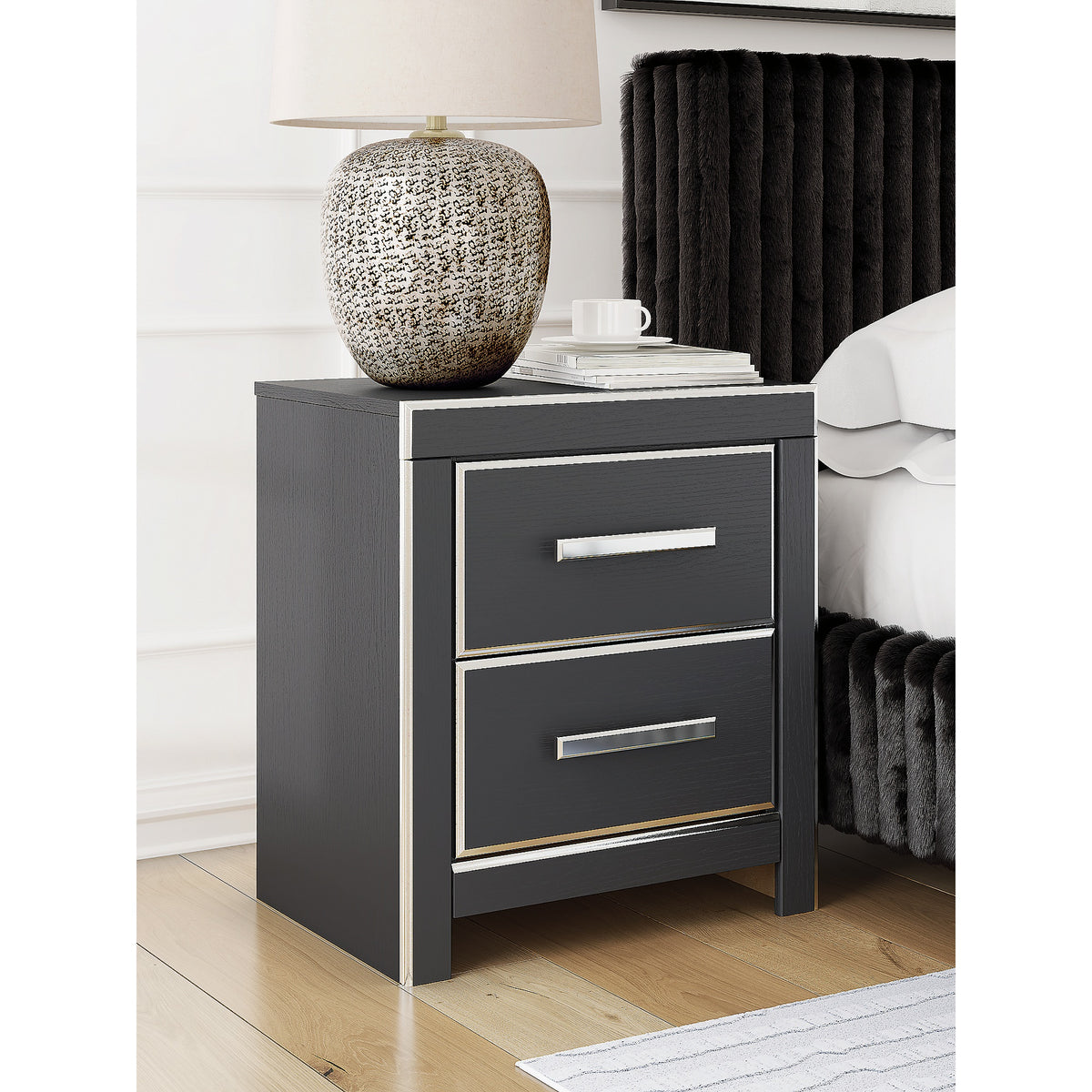 Zuraleus King Storage Bed, Dresser, Mirror, Chest and Nightstand (PCB3380-SI) - Image 39