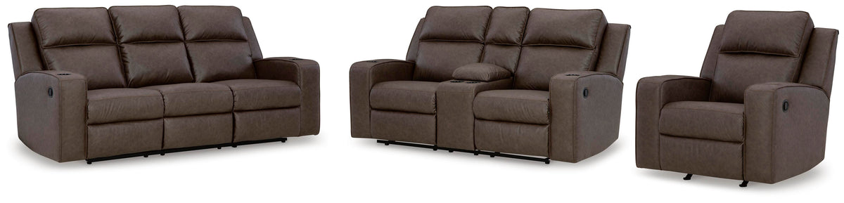 Lavenhorne Reclining Sofa, Loveseat and Recliner (63306-SI)