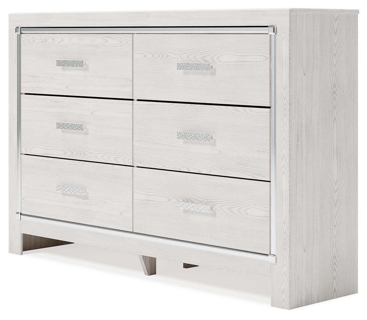 Altyra Panel Bed, Dresser, Chest and 2 Nightstands (B2640-SI) - Image 8