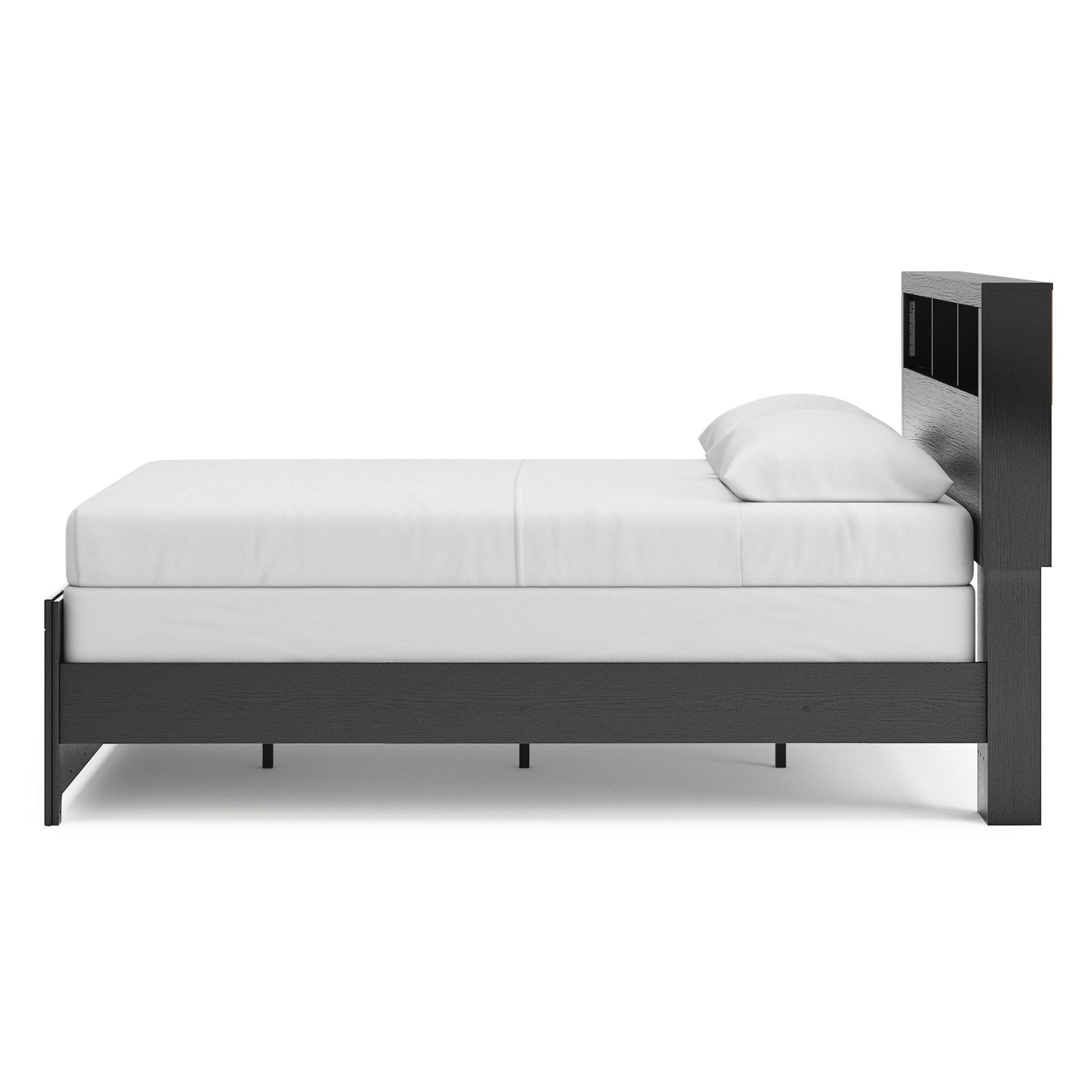 Broachmyn Queen Bookcase Bed, Chest and Nightstand (PCB1118-SI) - Image 22