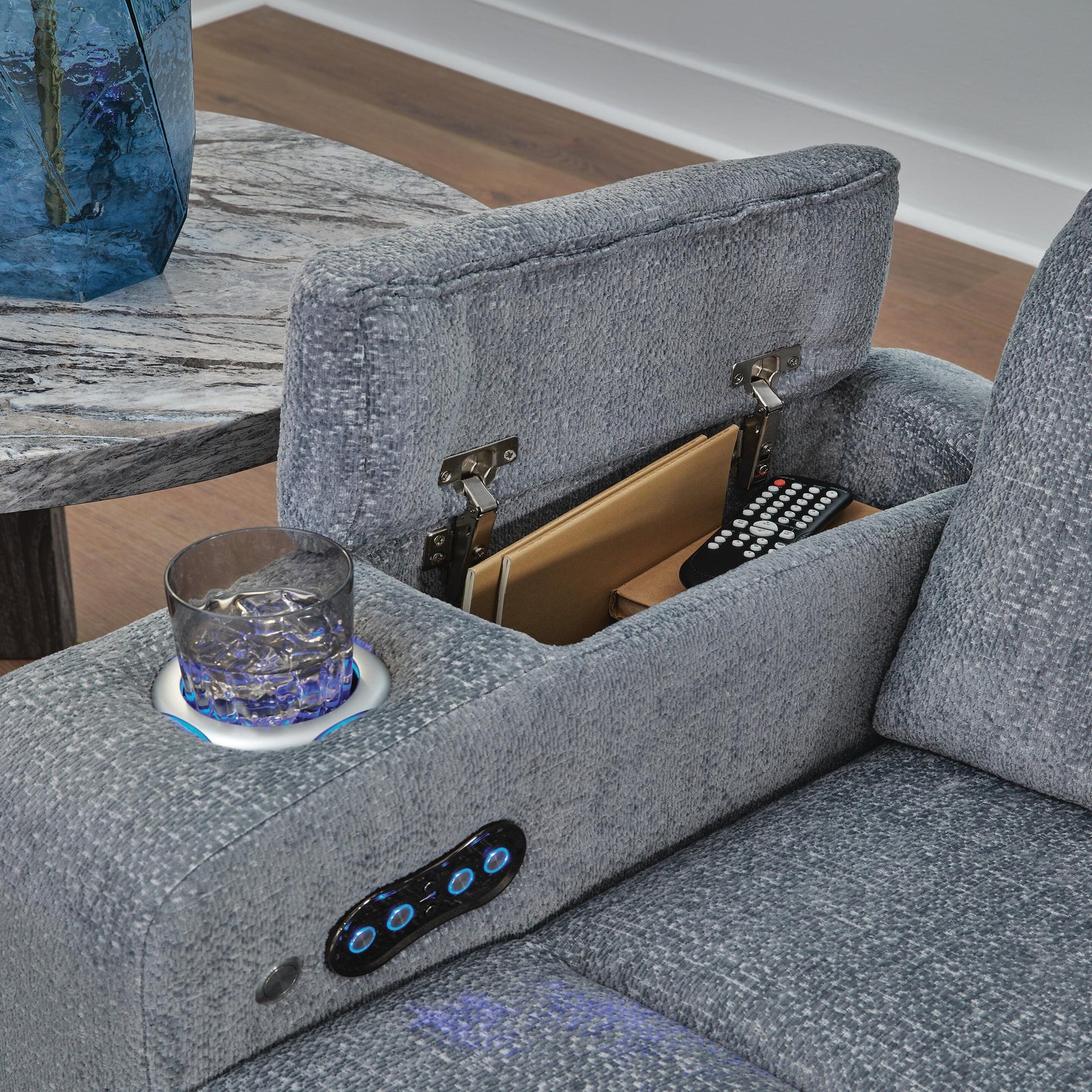 Studio Cave Power Reclining Loveseat with Console (PC49802-SI) - Image 25