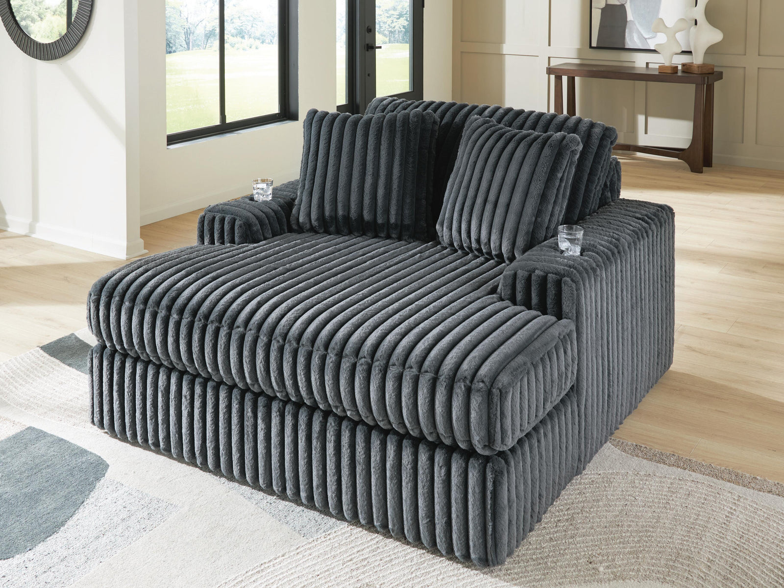 Midnight-Madness Oversized Chaise (98105-SI) - Image 31
