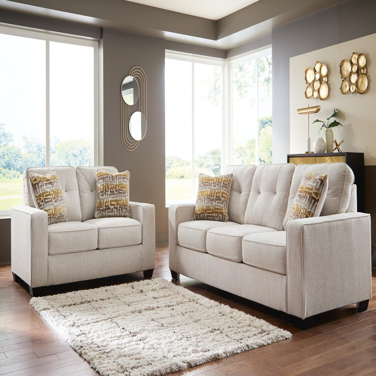 Larimer Sofa and Loveseat (PC29203-SI) - Image 8