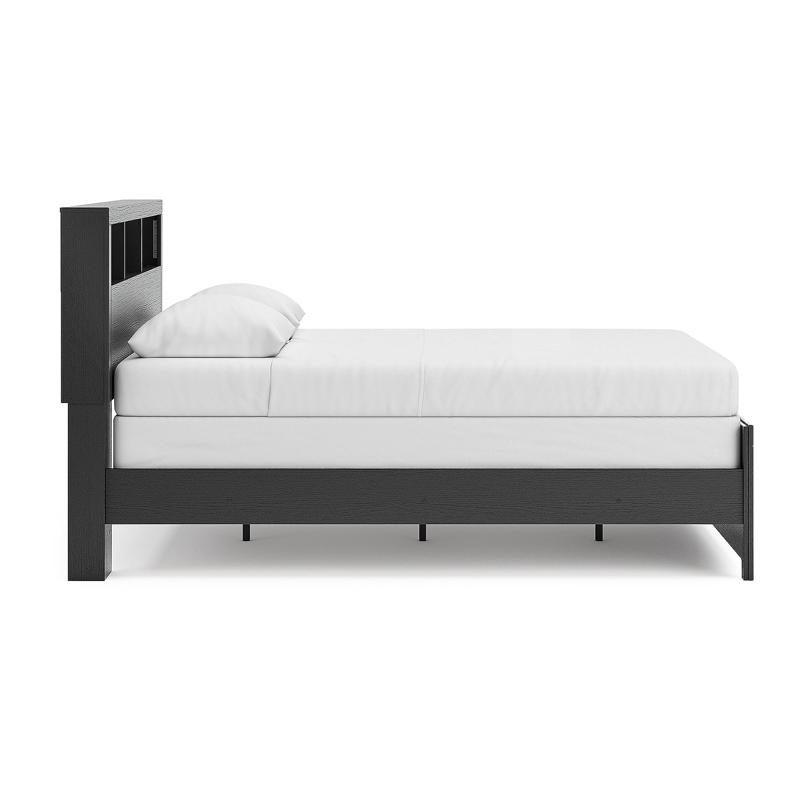 Broachmyn Queen Bookcase Panel Bed, Dresser, Mirror and Nightstand (PCB1118-SI) - Image 13