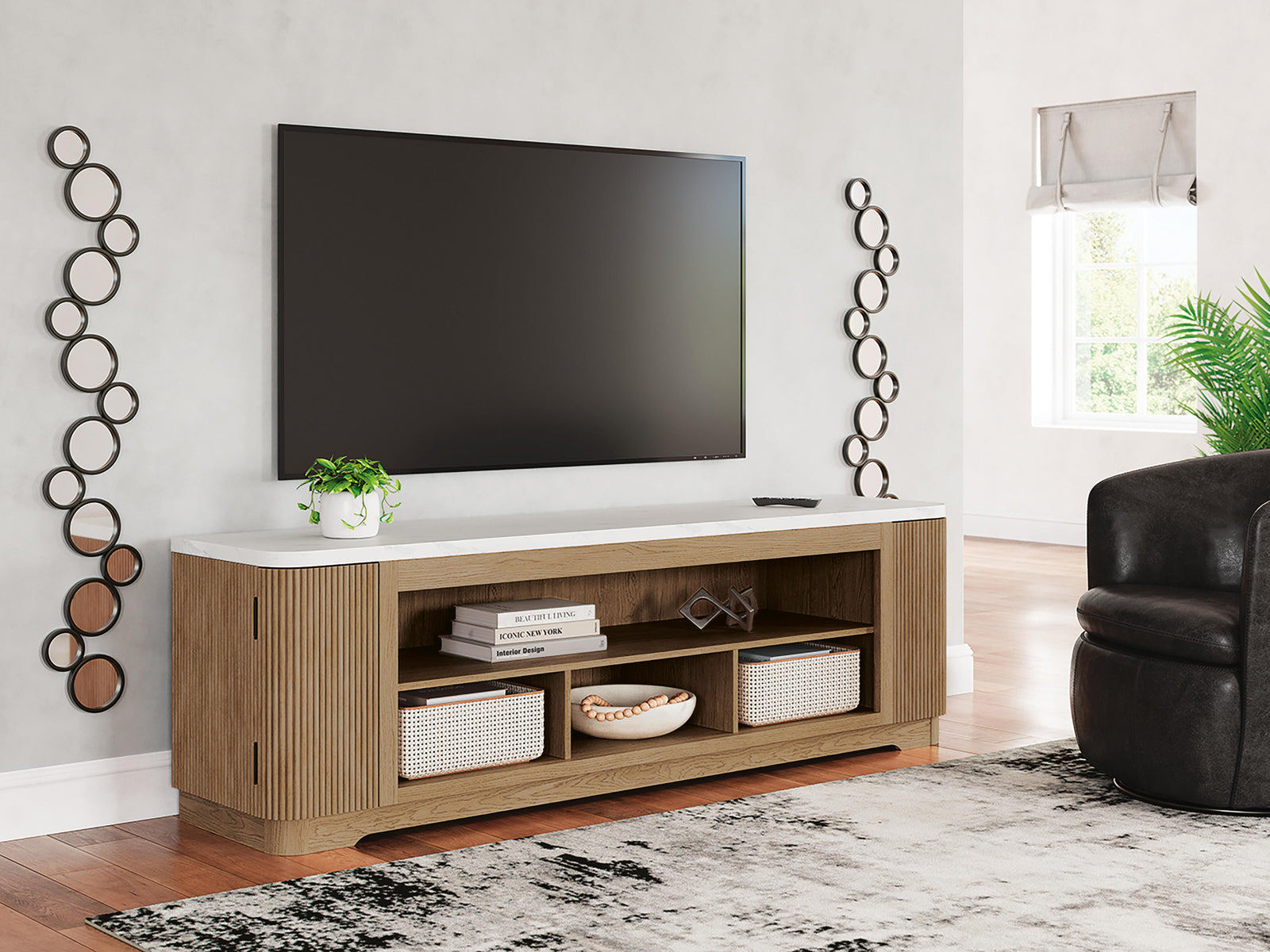 Camdill 80 TV Stand (W808-SI) - Image 2