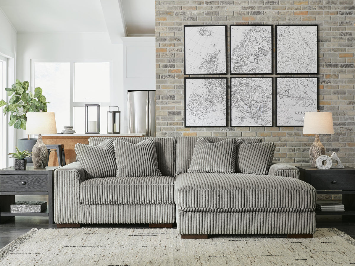 Lindyn 2-Piece Sectional with Chaise (21105-SI) - Image 2