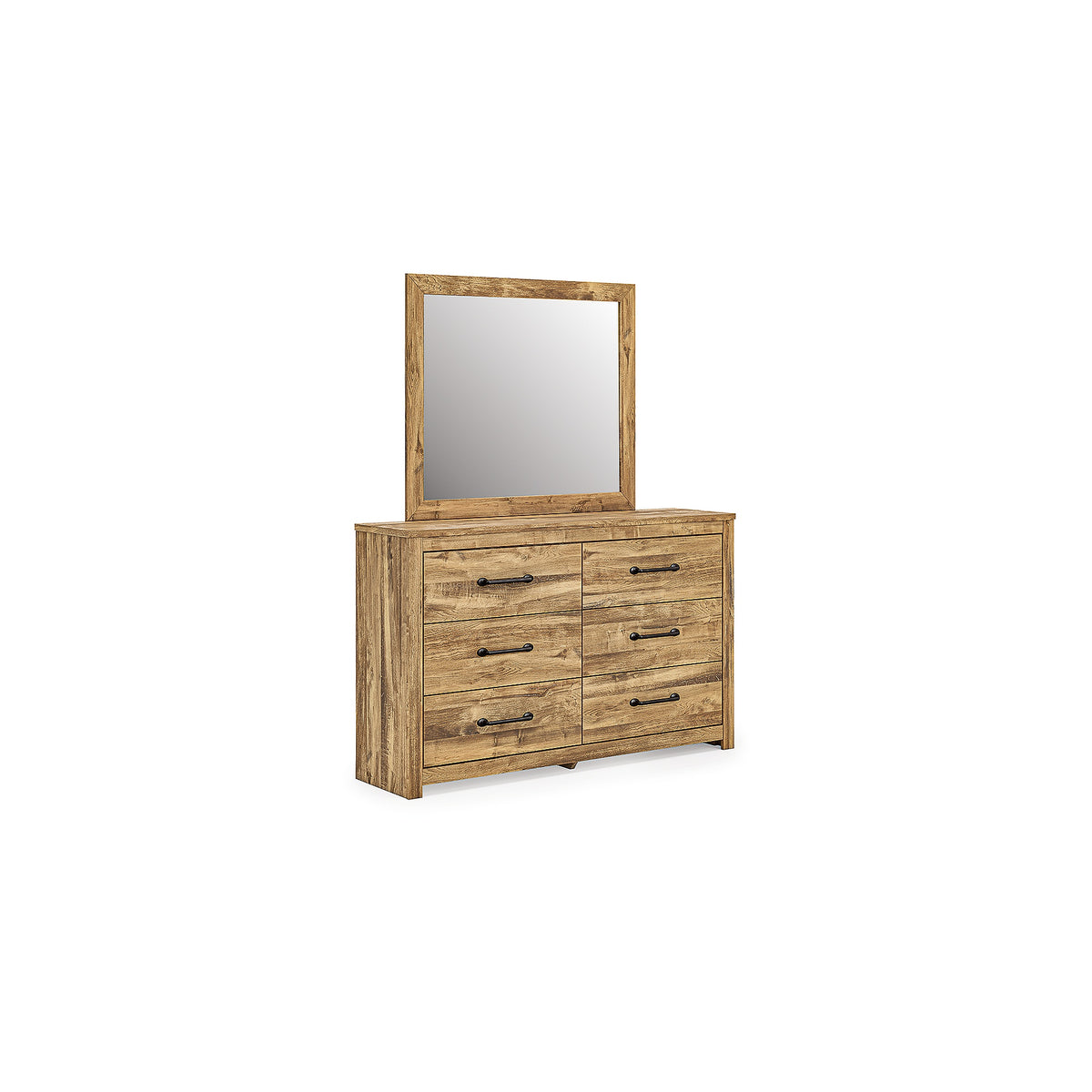 Maystonna Queen Panel Bed, Dresser and Mirror (PCB1580-SI) - Image 3