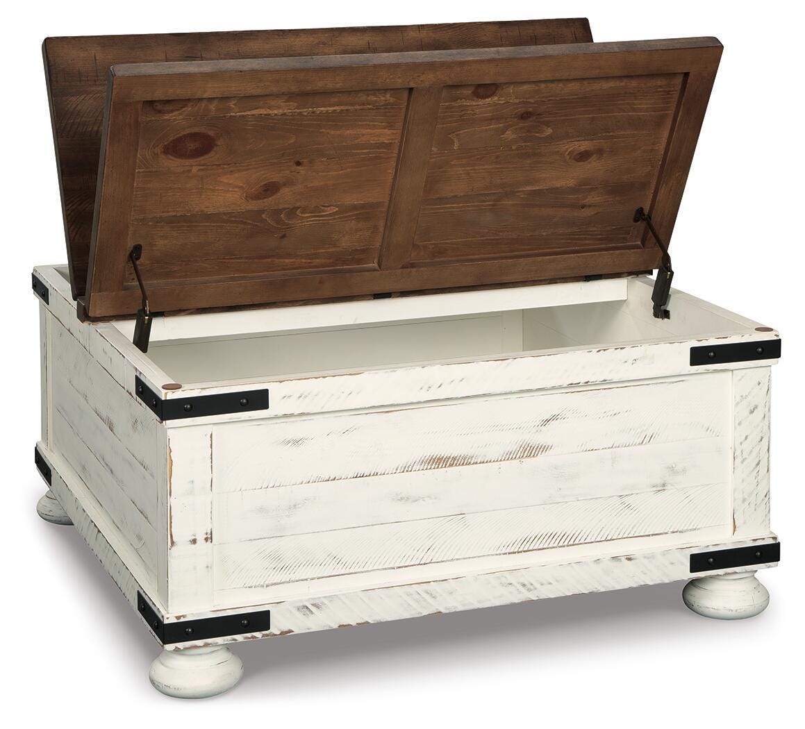 Wystfield Coffee Table and 2 End Tables - White/Brown  (T459-SI) - Image 14