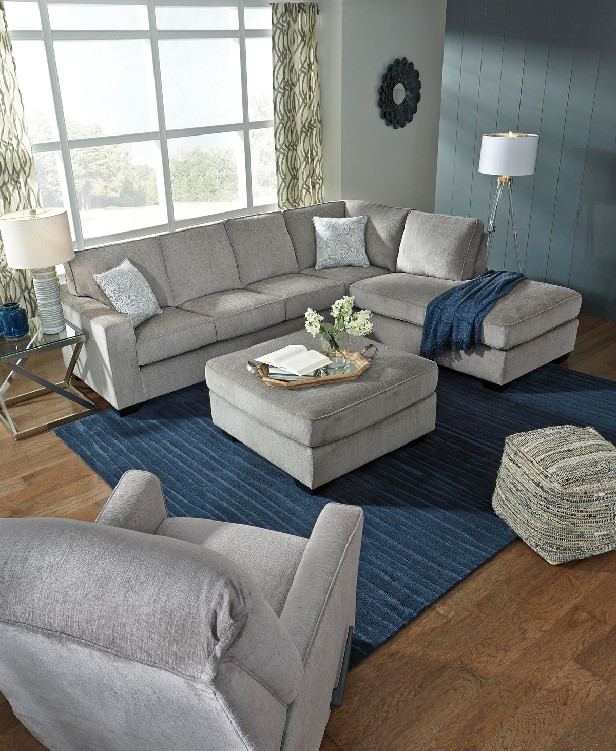 Altari Right-Arm Facing Full Sofa Sleeper (87214-SI) - Image 47
