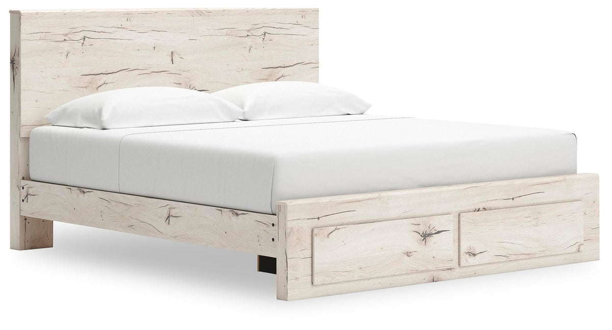 Lawroy Panel Storage Bed, Dresser, Mirror, Chest and 2 Nightstands - Light Natural  (B2310-SI) - Image 18