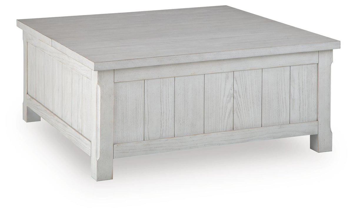 Robbinsdale Lift-Top Coffee Table - Antique White  (T729-SI) - Image 5