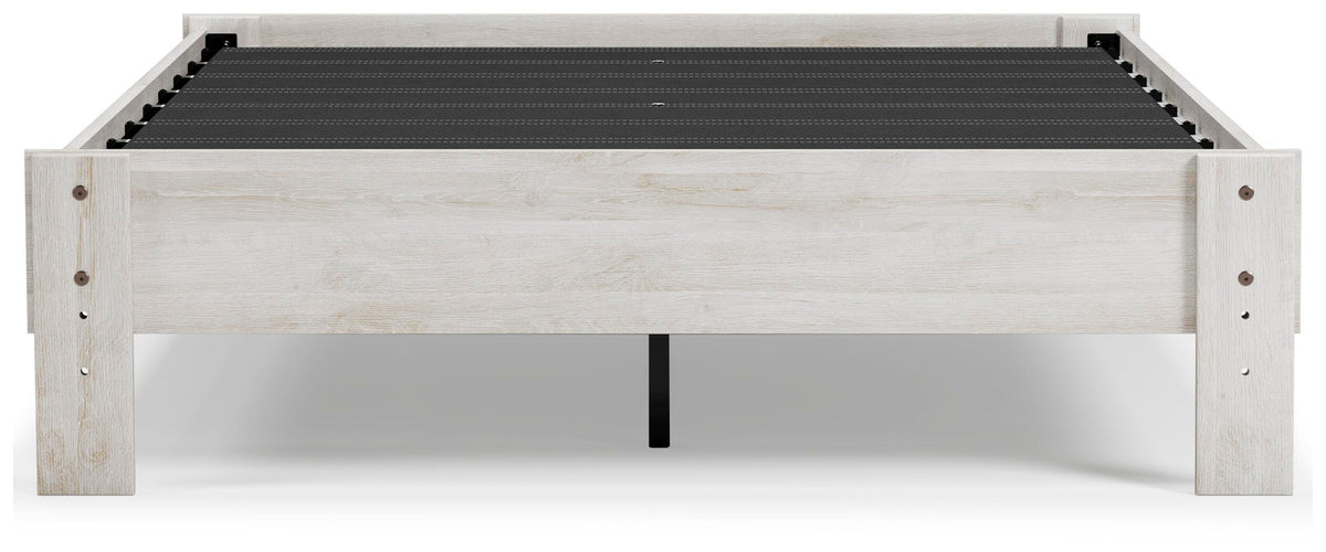 Shawburn Platform Bed - Whitewash  (EB4121-SI) - Image 23