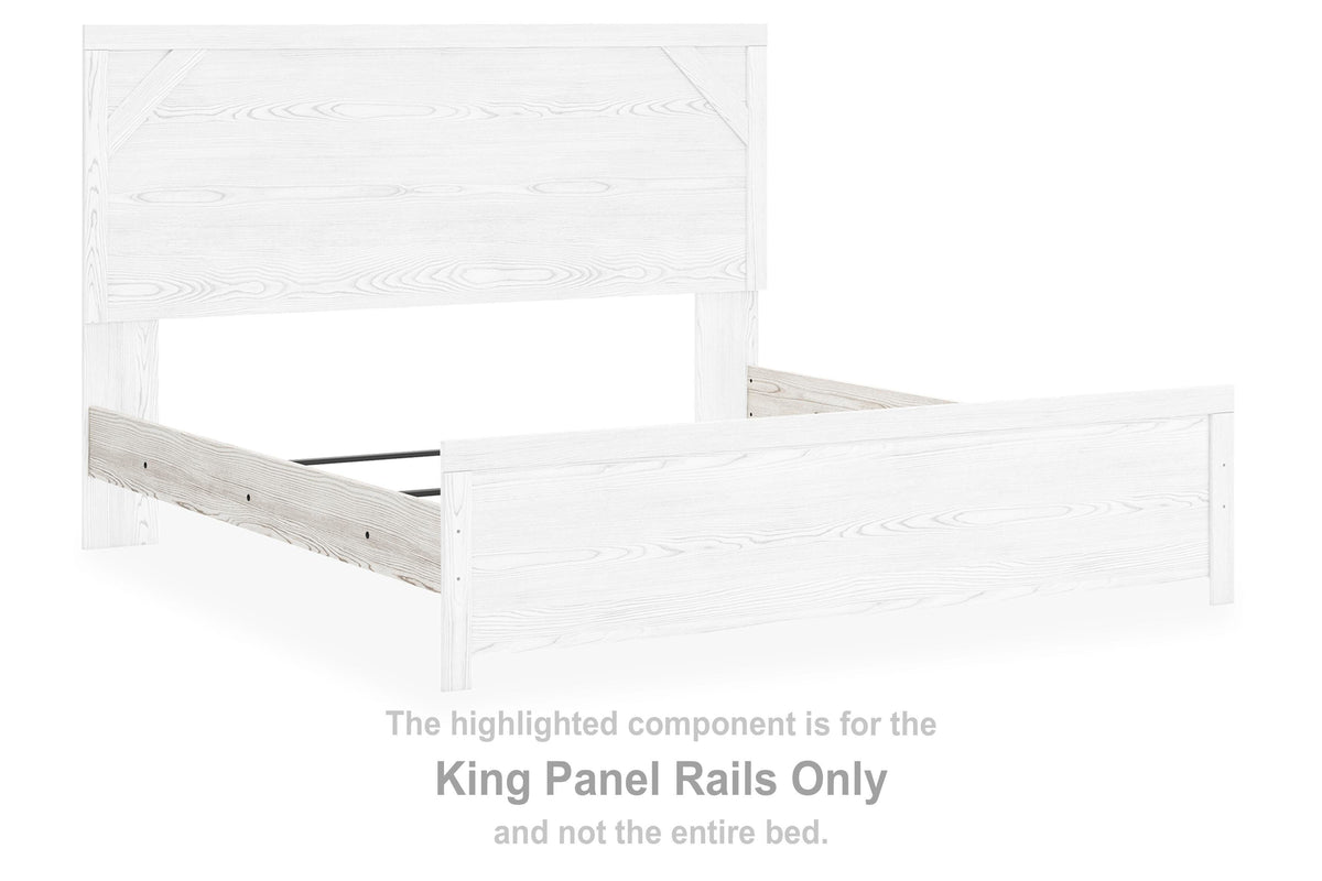 Gerridan Panel Rails (Youth) - White/Gray  (B1190-SI) - Image 3