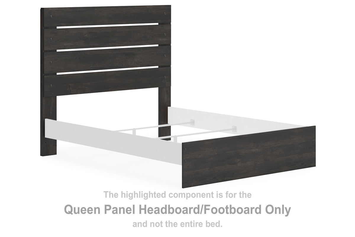 Hollivern King Panel Headboard/Footboard (PCB2108-SI) - Image 3