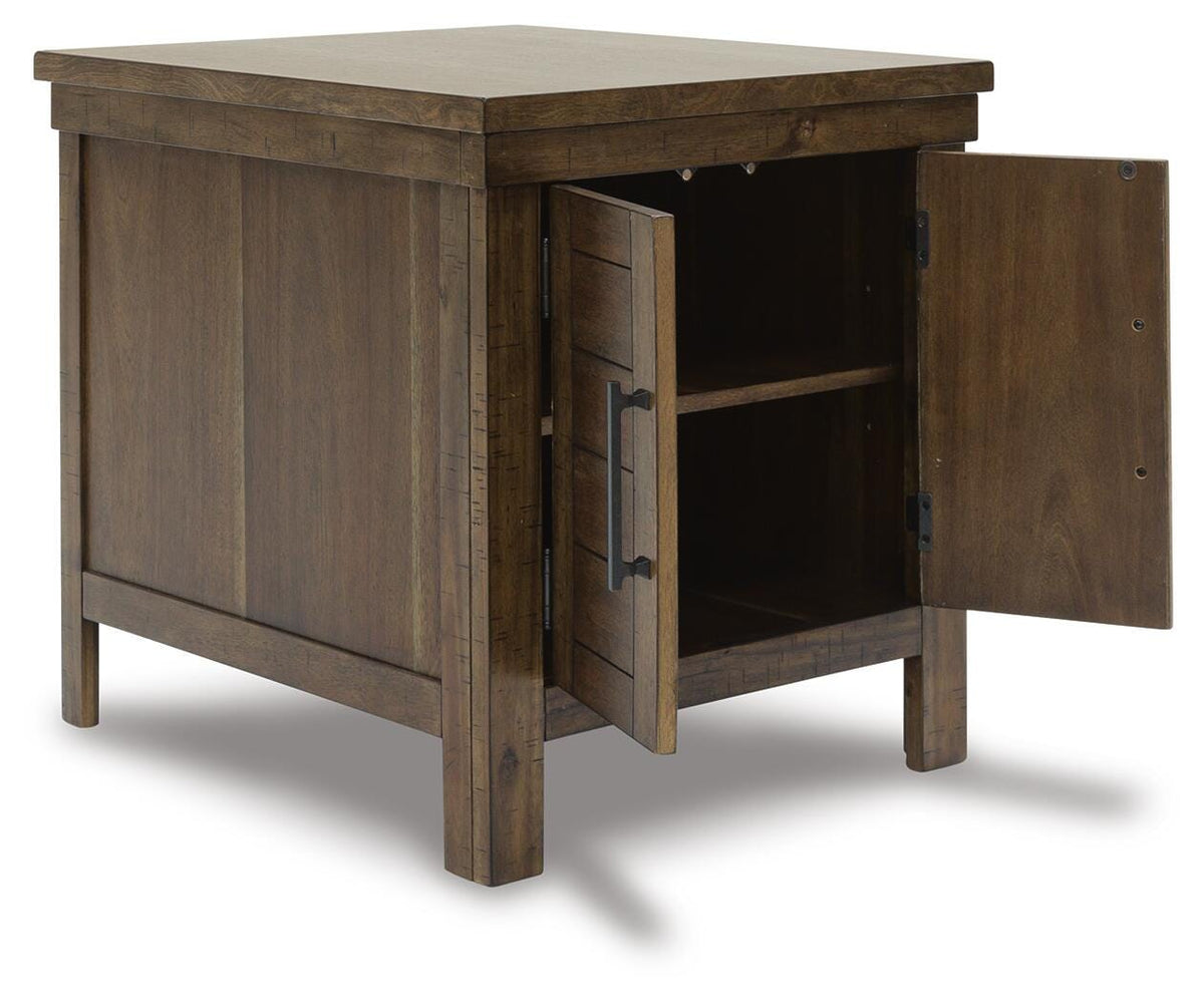 Moriville Lift-top Coffee Table and 2 End Tables - Grayish Brown  (T731-SI) - Image 4
