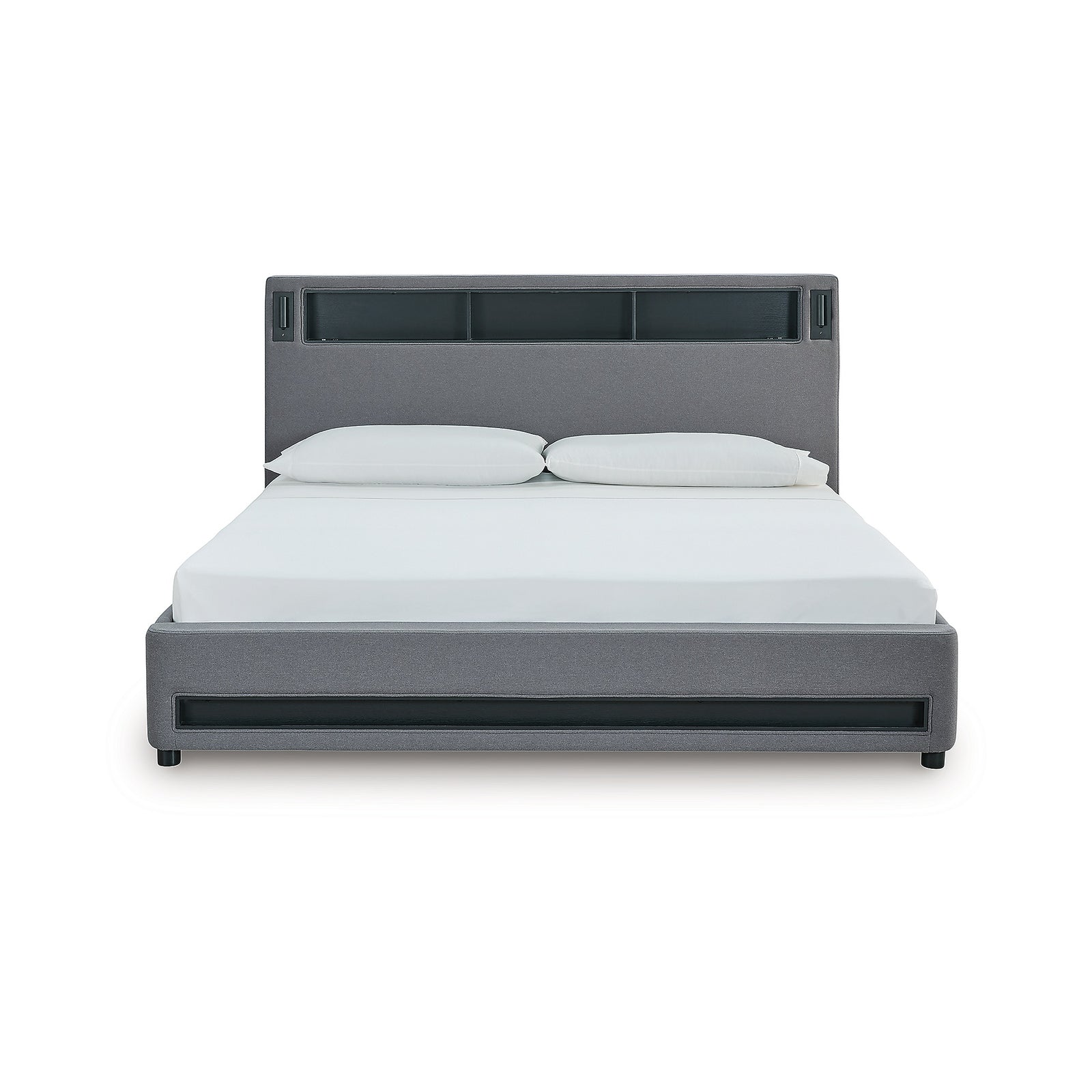 Verishaw California King Upholstered Bed (PCB2721-SI) - Image 7