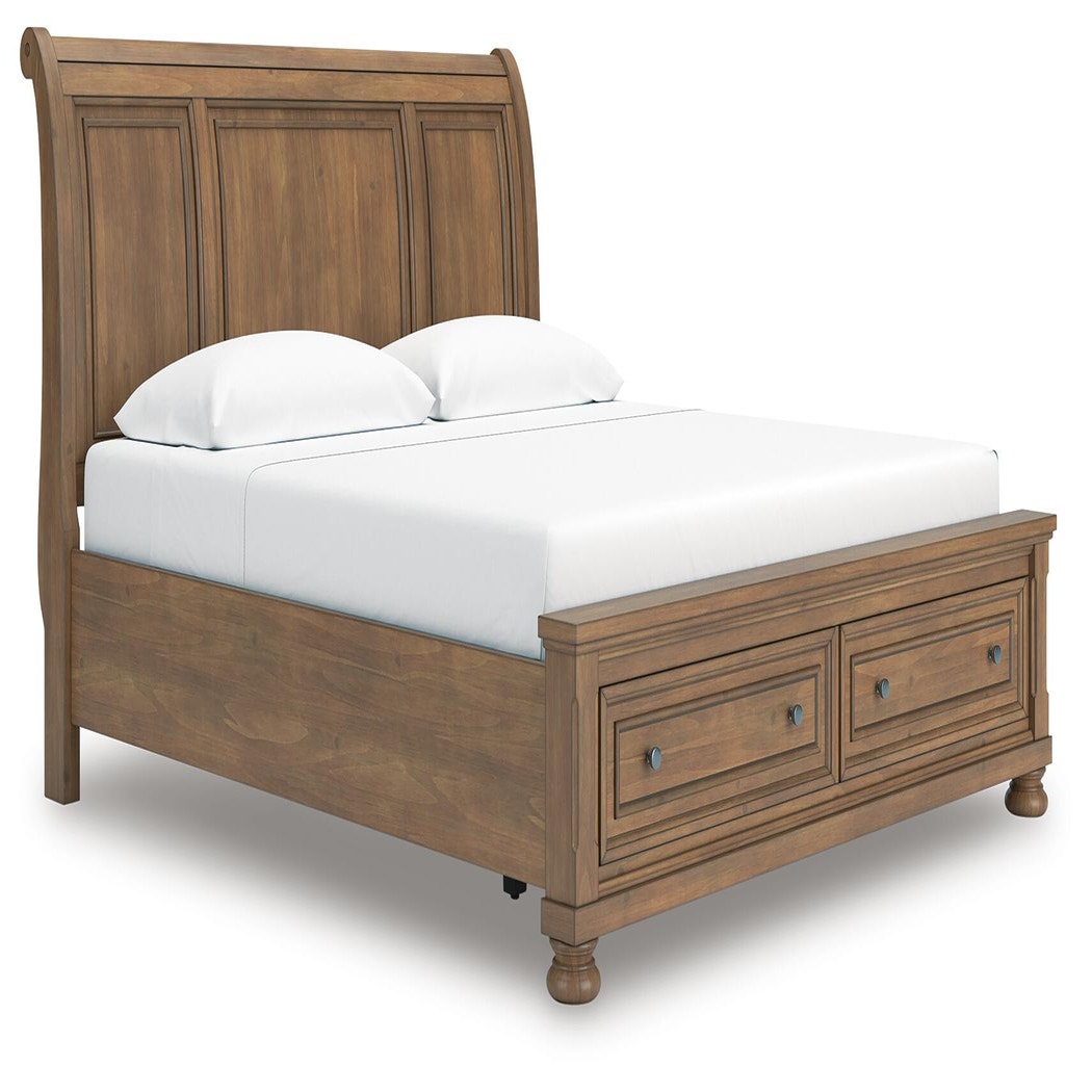 Feddinger King Storage Sleigh Bed (PCB779-SI)