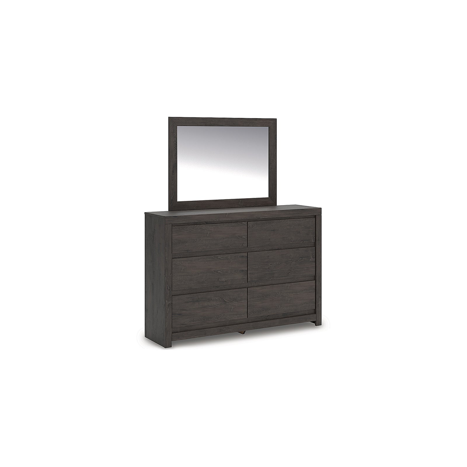 Fraluna Queen Panel Bed, Dresser and Mirror (PCB3370-SI) - Image 3
