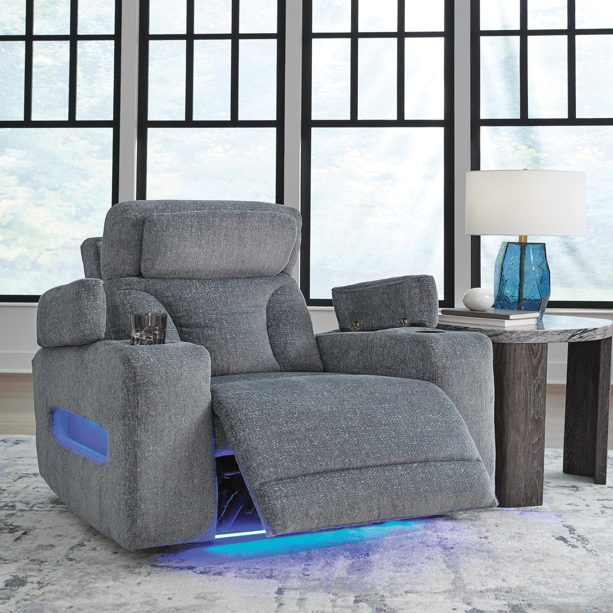 Studio Cave Power Reclining Loveseat with Console (PC49802-SI) - Image 22