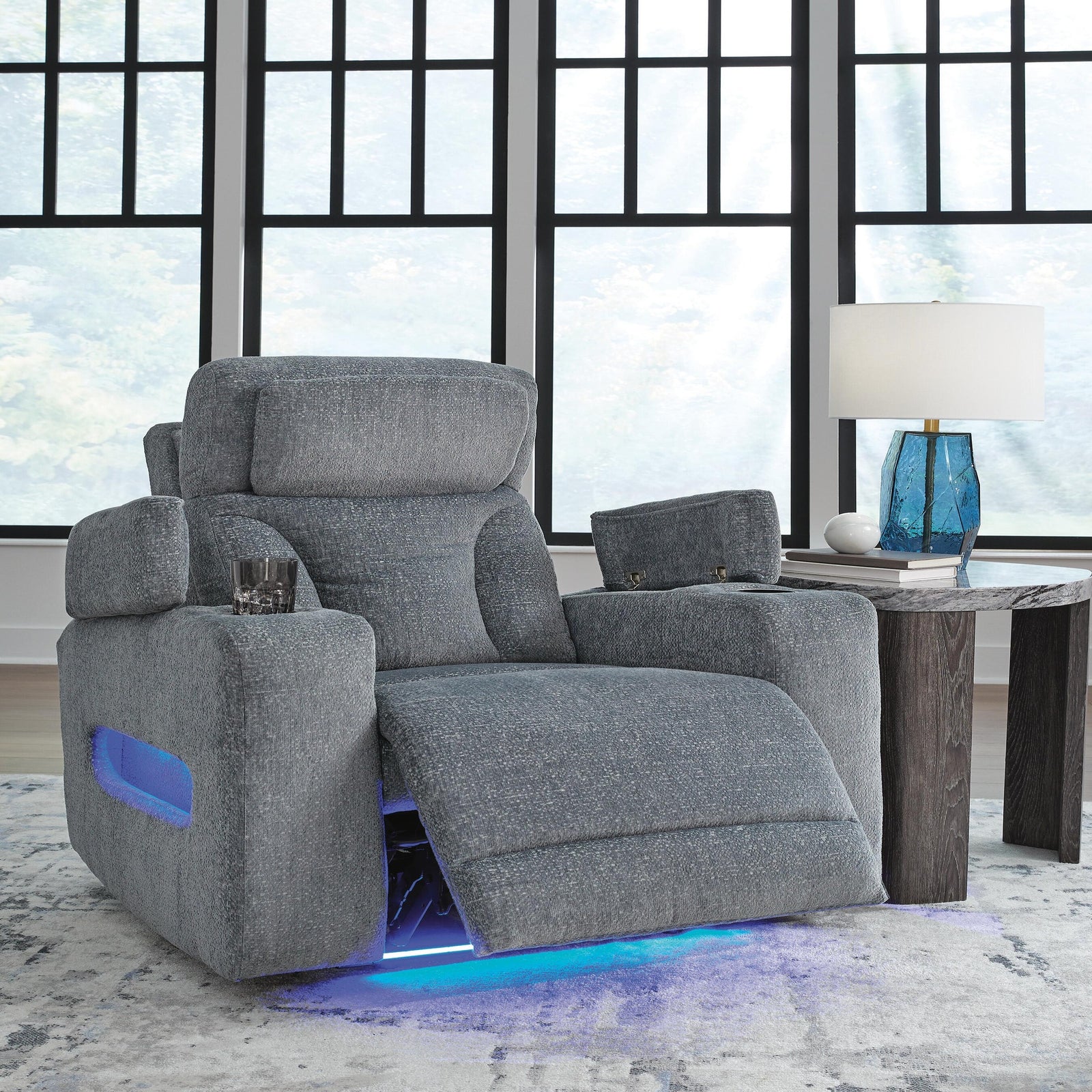 Studio Cave Power Reclining Loveseat with Console (PC49802-SI) - Image 22