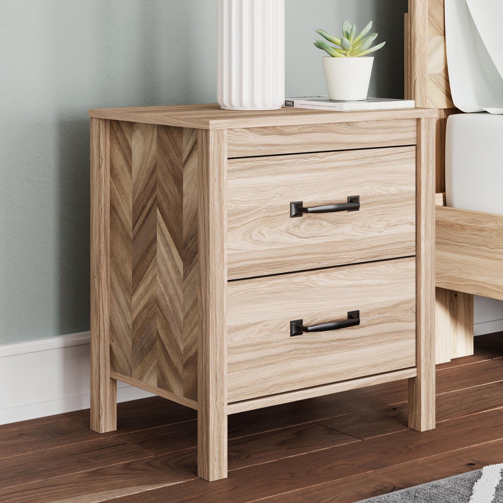 Battelle Nightstand - Tan  (EB3929-SI) - Image 9