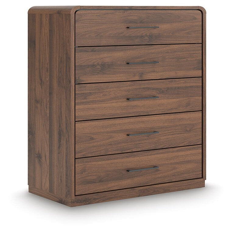 Fortlorn King Panel Bed, Dresser, Mirror and Chest (PCB386-SI) - Image 10