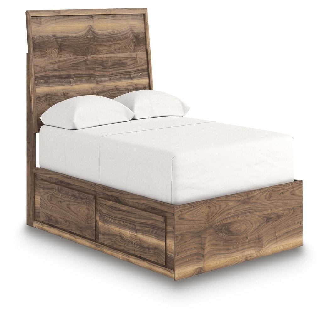 Chirason Full Panel Bed with Storage (PCB3367-SI)