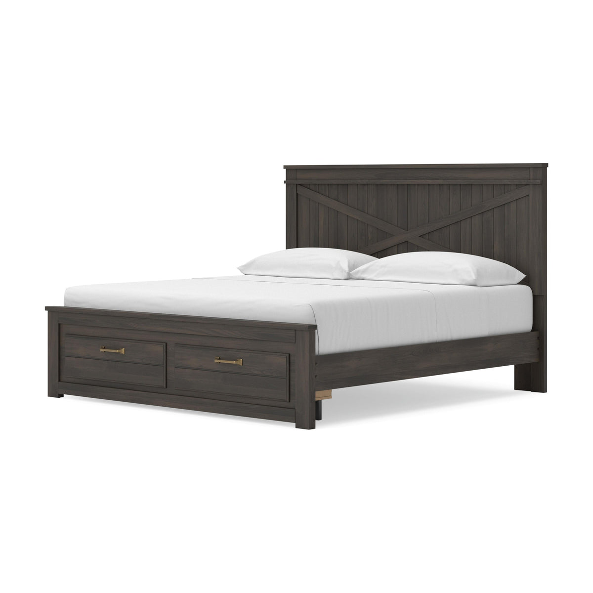 Vonitta Bay King Panel Storage Bed (PCB2648-SI) - Image 4