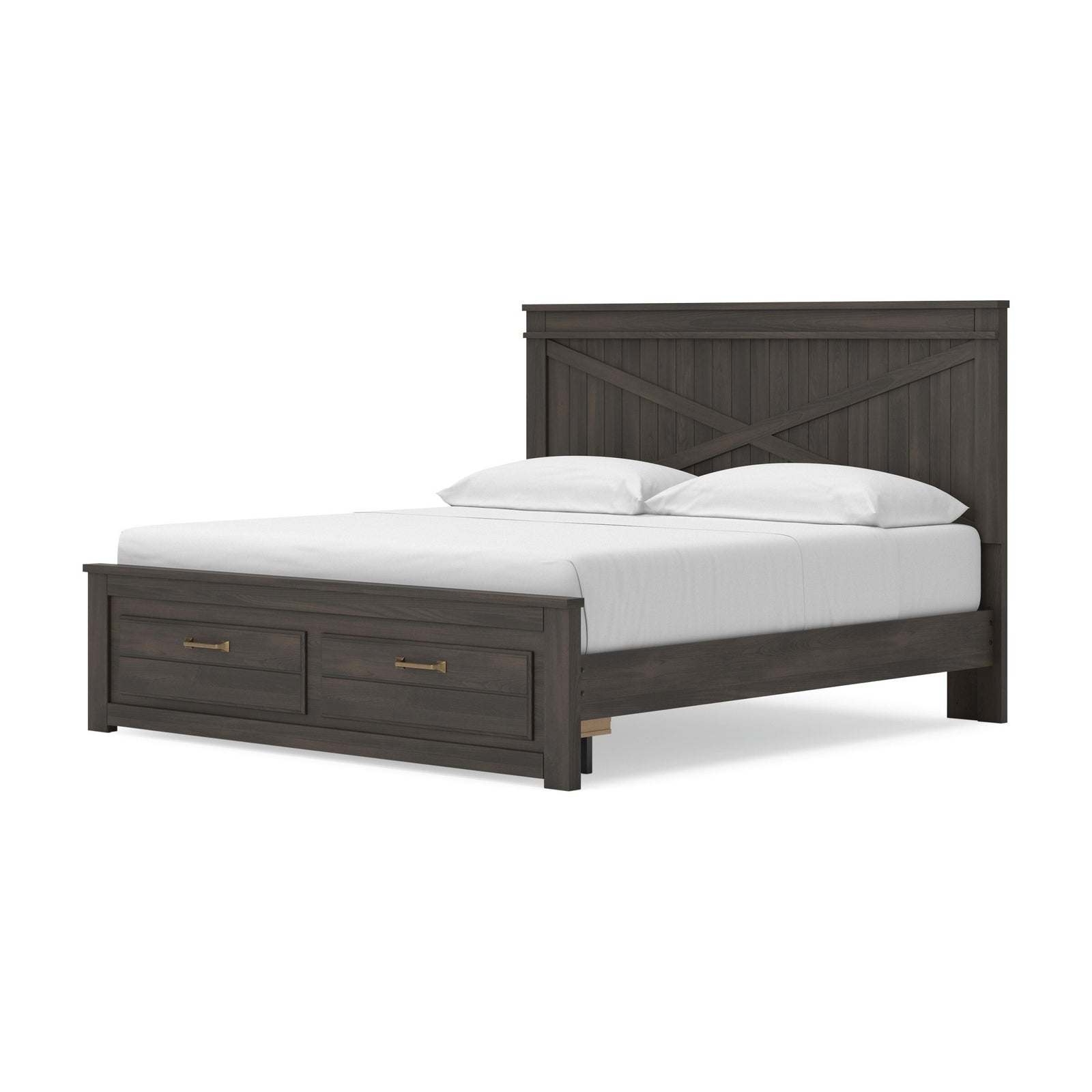 Vonitta Bay King Panel Storage Bed (PCB2648-SI) - Image 4