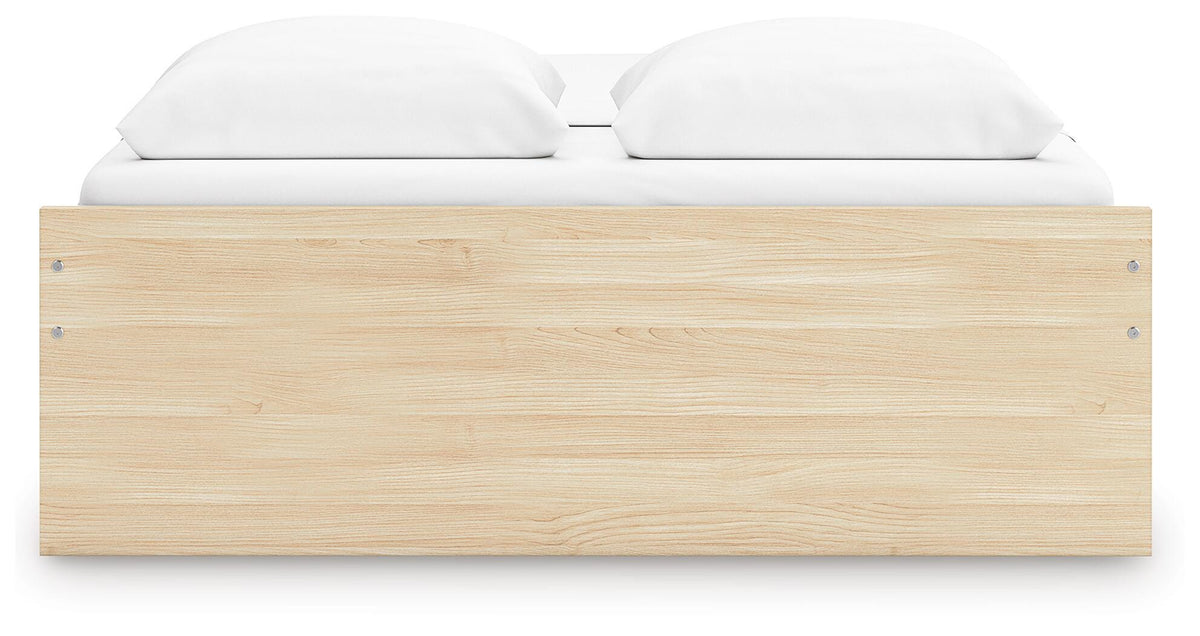 Onita Platform Bed with 2 Side Storage - Natural  (EB9632-SI) - Image 7