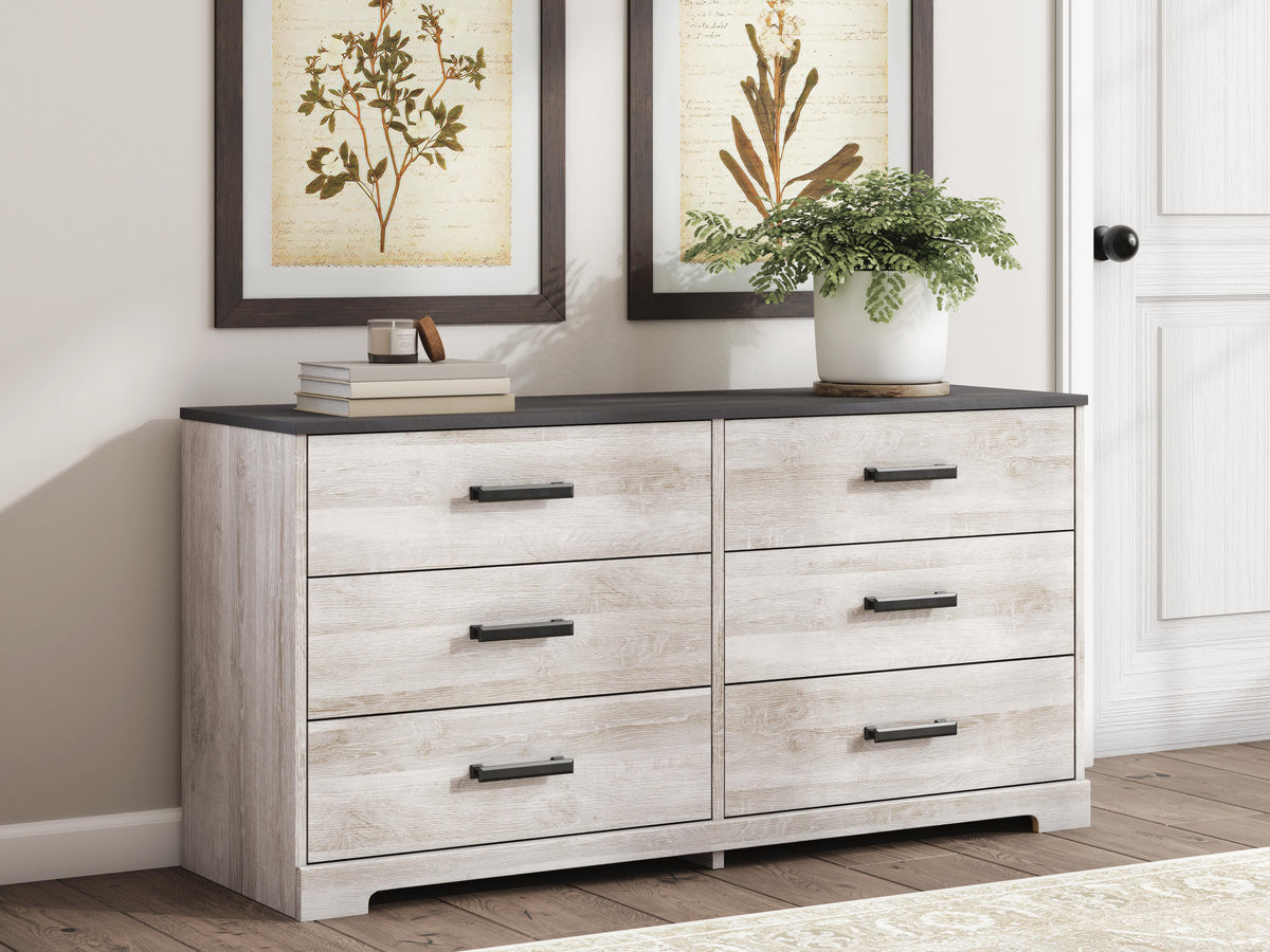 Shawburn Dresser and 2 Nightstands (EB4121-SI) - Image 10