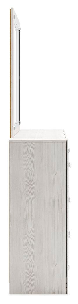 Altyra Upholstered Panel Bed, Dresser and Mirror (B2640-SI) - Image 5