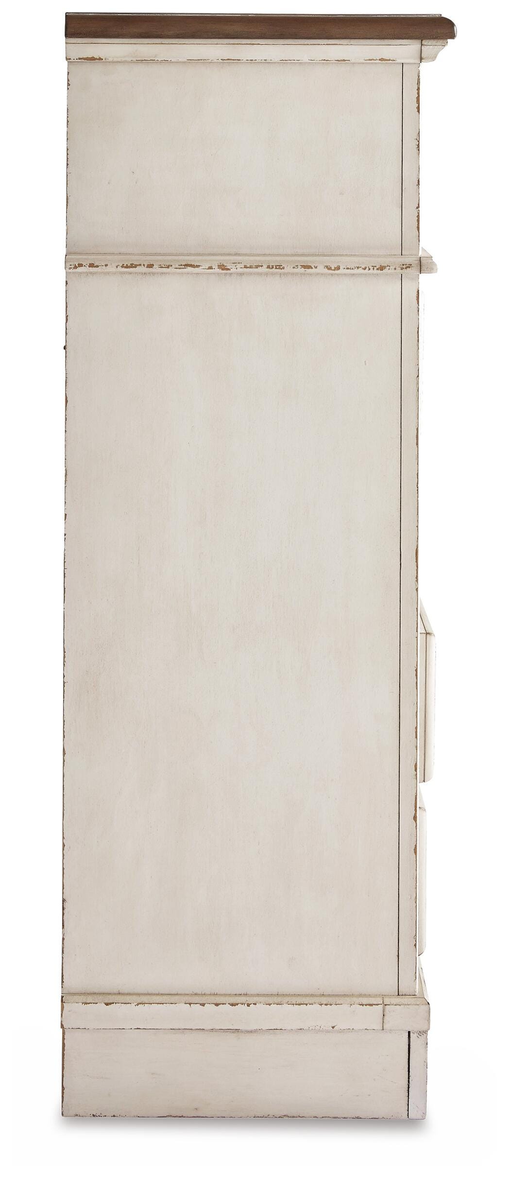 Realyn Upholstered Panel Bed, Dresser, Mirror, Chest and Nightstand (B743-SI) - Image 5