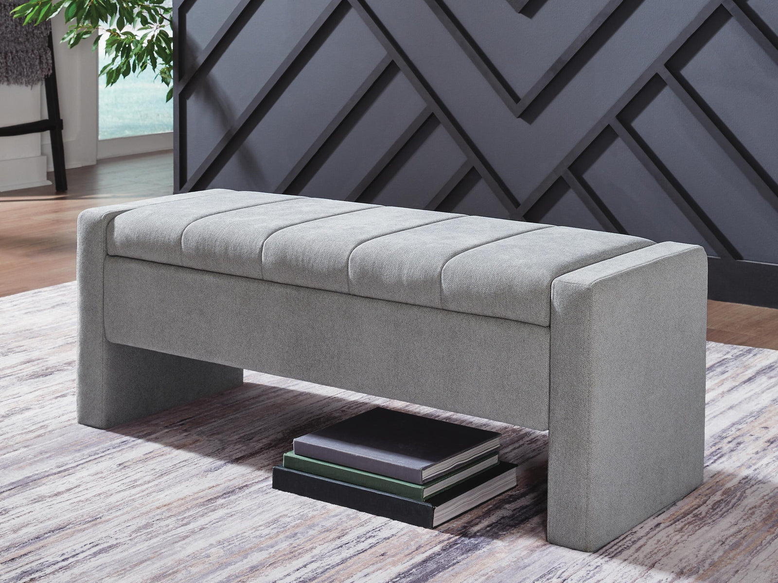 Akselman Storage Bench (A3000744-SI) - Image 2