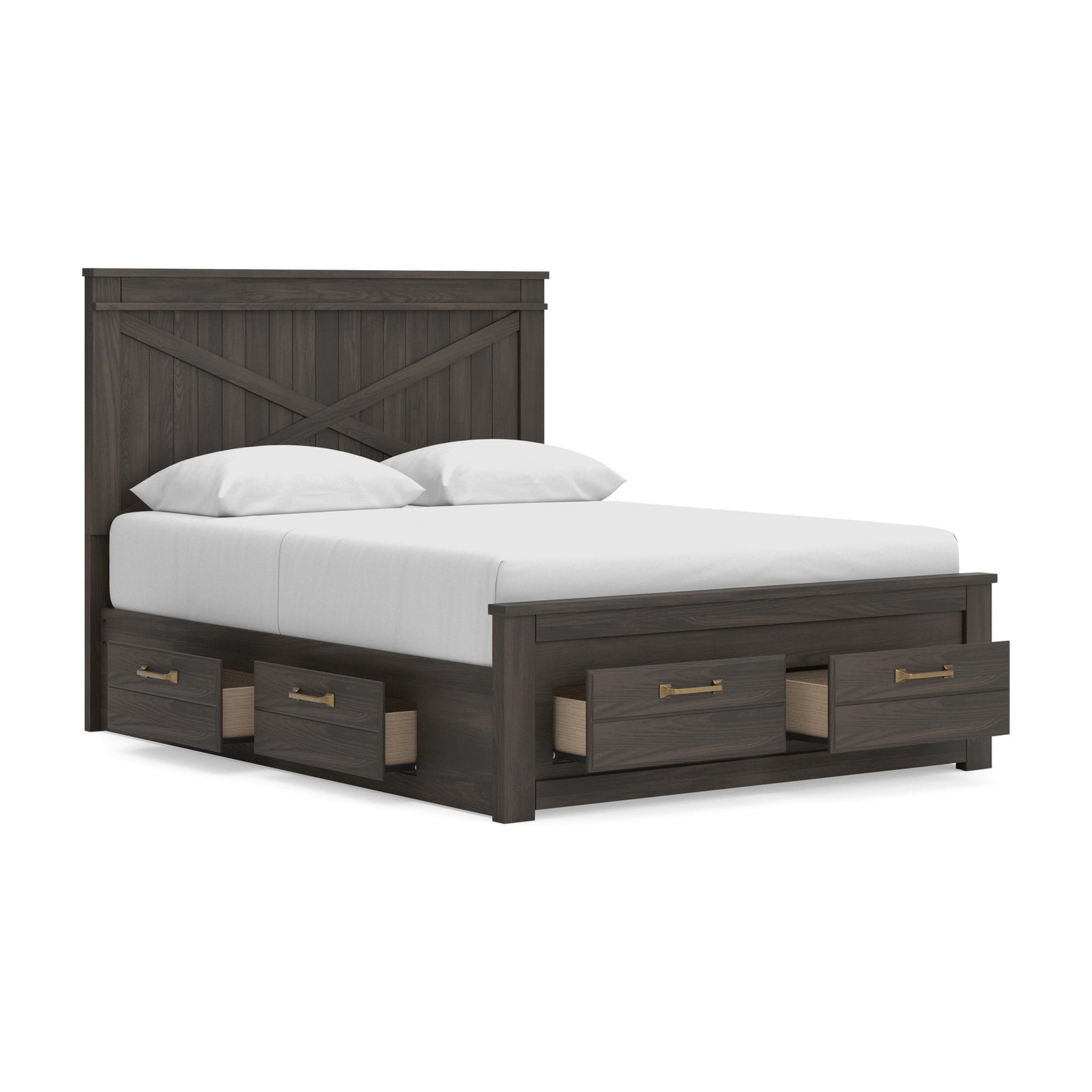 Vonitta Bay Queen Panel Storage Bed (PCB2648-SI) - Image 5