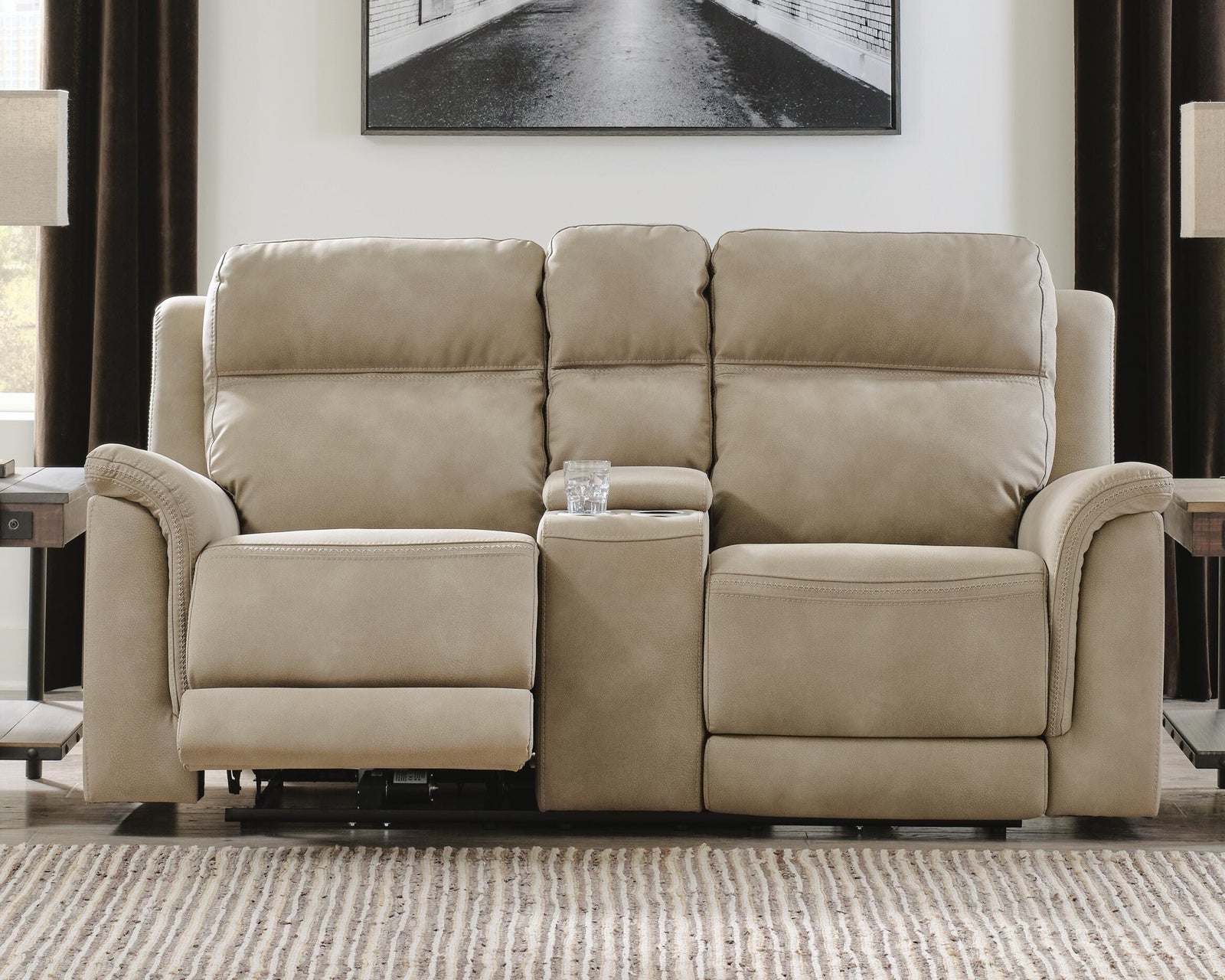 Next-Gen Durapella Power Reclining Loveseat and Power Recliner (59302-SI) - Image 12
