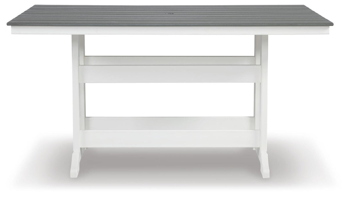 Transville Outdoor Counter Height Dining Table (P210-SI) - Image 7