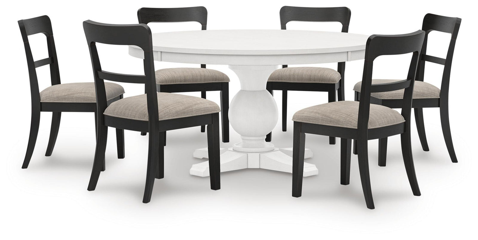 Greddinton Dining Table and 6 Chairs (PCD824-SI)