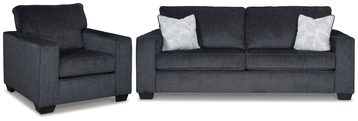 Altari Sofa Sleeper with Chair (87213-SI)