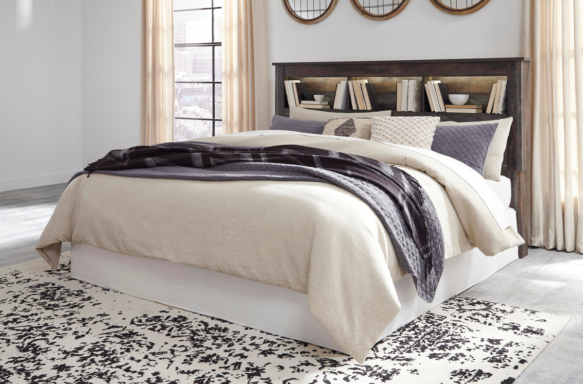 Drystan Bookcase Headboard - Multi  (B211-SI) - Image 12